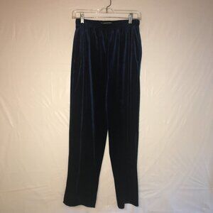 Blast Dark Turquoise Velvet Pants Small